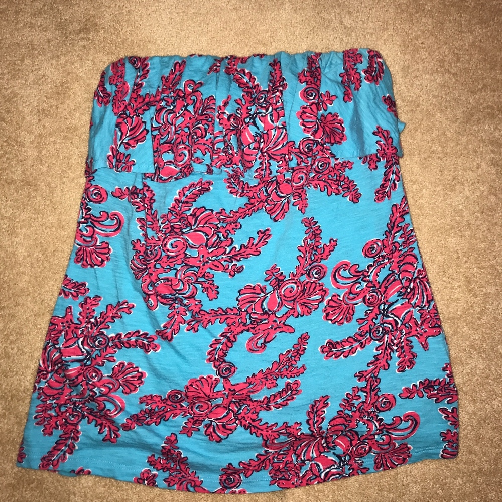 Lilly Pulitzer Strapless Shirt